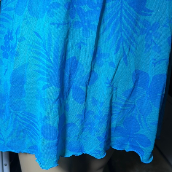 Vintage Frederick’s of Hollywood Women's Hawaiian floral print nightgown size L - Picture 6 of 10